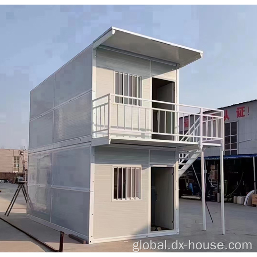 2 story prefab foldable container home